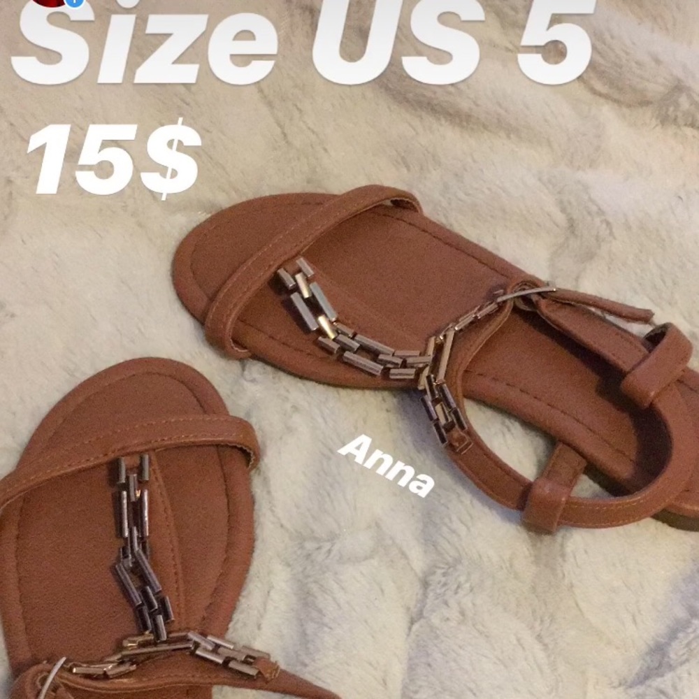 Chain link sandals